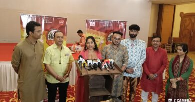 Bhoomi Pujan Program of Vibrannce Garbba 2025 Presents by Swar Aalap and Singer Jahnvi Shrimankar for Mumbai Navratri Celebration