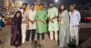 ’असुरवन’ चित्रपटाच्या टीमने केली नाशिक येथे गोदा आरती