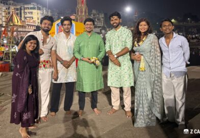 ’असुरवन’ चित्रपटाच्या टीमने केली नाशिक येथे गोदा आरती