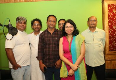 The auspicious beginning of the Marathi film “Live” marked with song recording… The auspicious beginning of the Marathi film “Live” marked with song recording…